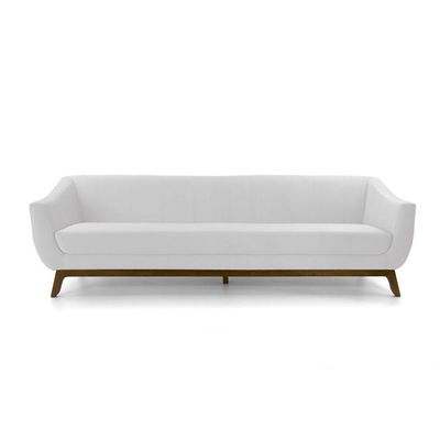 Sofá Boomer 210 cm Corano Branco Gran Belo