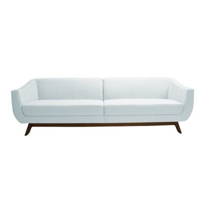 Sofá Boomer 230 cm Corano Branco Gran Belo