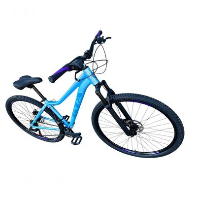 Bicicleta Aro 29 Gta Start Feminina 21v Alumínio Câmbios Shimano Freio A Disco Hidráulico - Azul/roxo