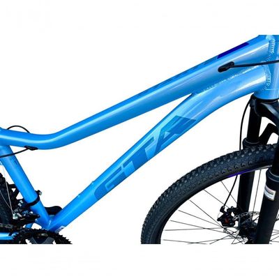 Bicicleta Aro 29 Gta Start Feminina 21v Alumínio Câmbios Shimano Freio A Disco Hidráulico - Azul/roxo