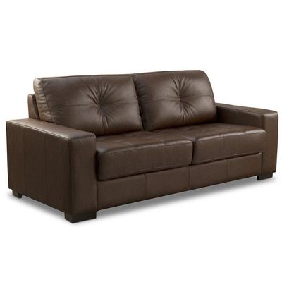 Sofá 2 Lugares Milão 150cm Couro Caramelo