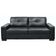 Sofá 2 Lugares Milão 150cm Couro Negro