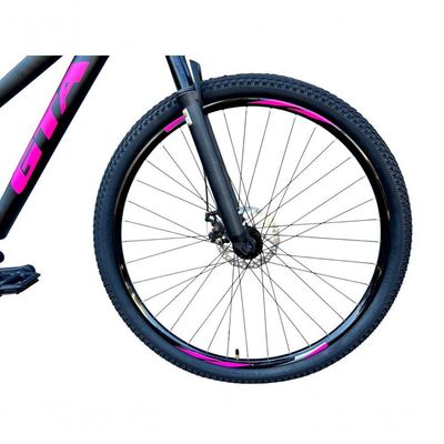 Bicicleta Aro 29 Gta Start Feminina 21v Alumínio Câmbios Shimano Freio A Disco Hidráulico - Preto/rosa