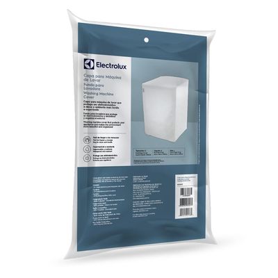 Capa para Máquina de Lavar Electrolux Branca 10kg a 16kg Tamanho G Não se aplica
