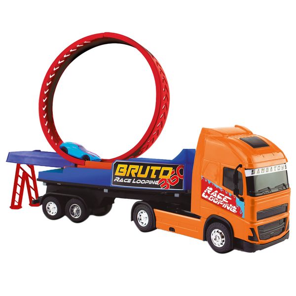 Pista Caminhão Racing Looping Samba Toys