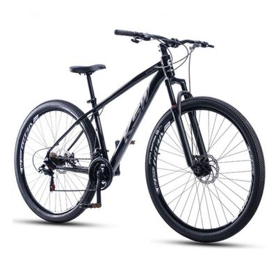 Bicicleta Aro 29 Ksw 21 Vel Shimano Alumínio Freio Disco Xlt100 Mtb Preto/prata 15