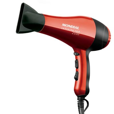 Secador Infinity 2500 Mondial Vermelho e Preto 1900W SC-12 220
