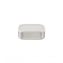 Pote Tramontina Freezinox Em Inox Quadrado Com Tampa Plástica 1,2 Litros
