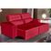 Sofá Império 5 Lugares 2,50cm Retrátil E Reclinável - De Casa Décor E Estofados Vermelho