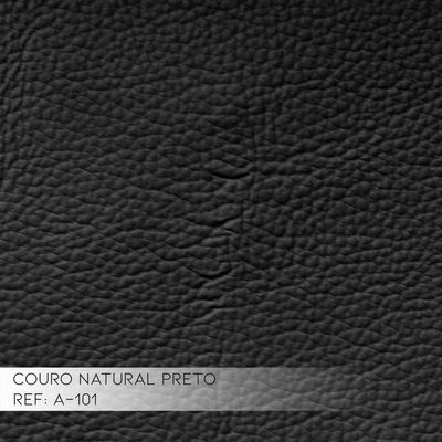 Sofá 2 Lugares 180cm Couro Preto