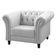 Poltrona Decorativa Couro Branco