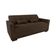 Sofá Cama 3 Lugares Reclinável Casal Premium 2,03 Larg Lavinia Matrix Suede Marrom