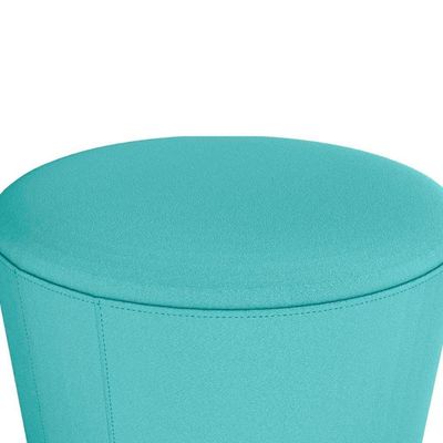 Puff Banqueta Redondo Luxo Copenhage Matrix Veludo Verde Menta