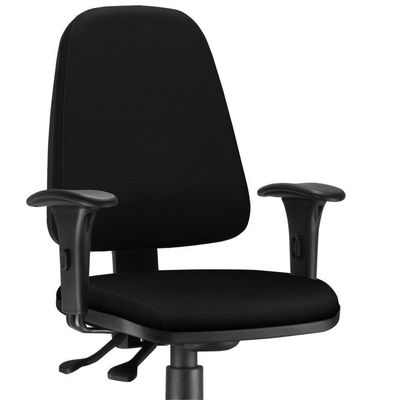Kit 02 Cadeiras Giratória Sky L02 Diretor Executiva Couro Sintético Preto - Lyam Decor