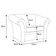 Kit 2 Poltronas Chesterfield com Pés Madeira Couro Bege