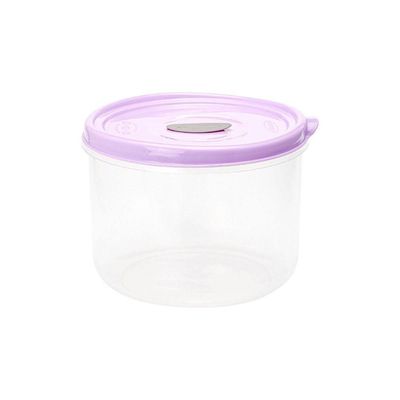 Pote Redondo 11cm De Altura Para Microo-ndas E Freezer Com Válvula 1,75l - Linha Wave Plasvale Branco