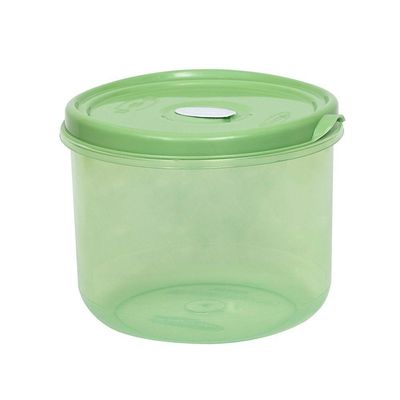 Pote Redondo 11cm De Altura Para Microo-ndas E Freezer Com Válvula 1,75l - Linha Wave Plasvale Branco