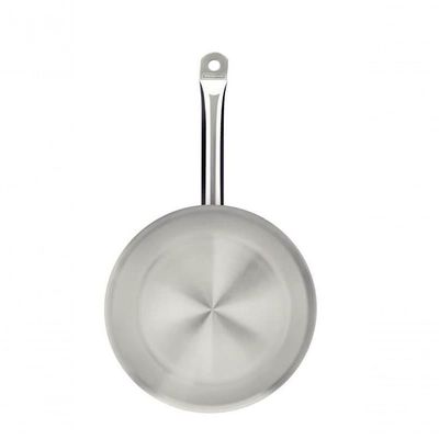 Frigideira Tramontina Professional Rasa Aço Inox Com Cabo 20cm