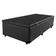 Cama Box Baú Solteiro Sintético Sereneprime acabamento com a cor Preto 88x188x44.