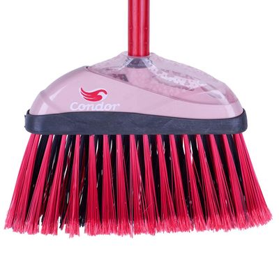 Vassoura Condor Varre Fácil de Nylon com Cabo