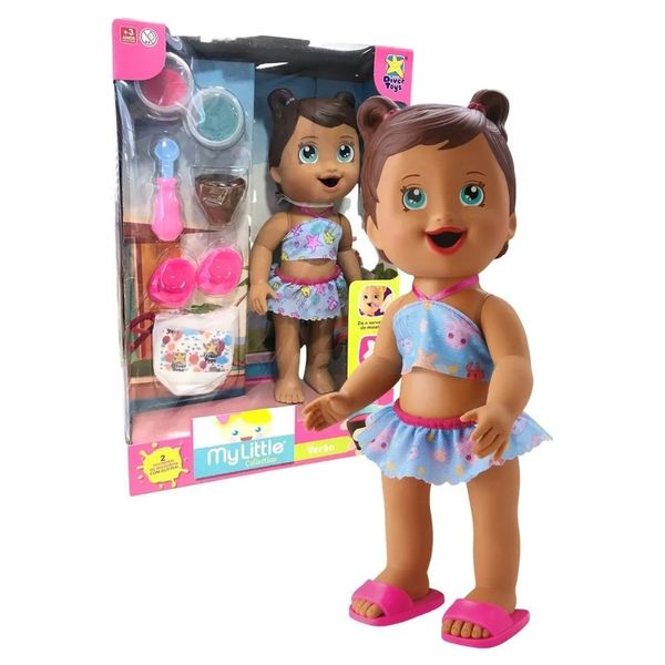 Boneca My Little Verão Morena Divertoys