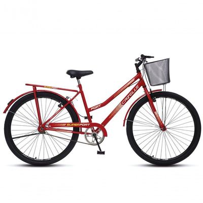 Bicicleta Transporte Aro 26 Colli Cazelle Fort Vermelho