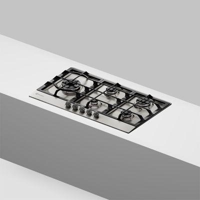 Cooktop 5 Bocas Electrolux à Gás Experience Inox Semi Profissional (KE9DX) Bivolt