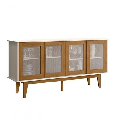 Buffet Detroit 04 Portas Off White-nature - Tebarrot