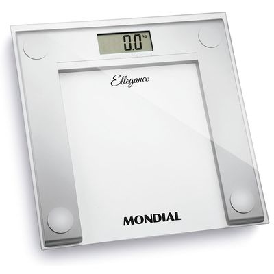 Balança Digital Ellegance Mondial Prata 6V Bateria BL-03 Bivolt