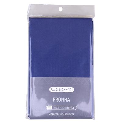 Fronha 50x70cm Microfibra 150 Fios Cazza Azul azul