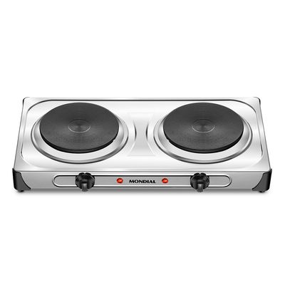 Fogão Elétrico Fast Cook Due Mondial Inox 2000W FE-03 110
