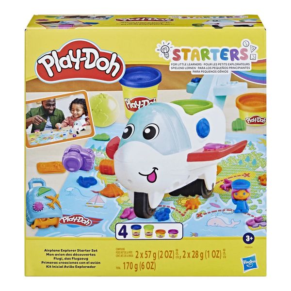 Conjunto Massa de Modelar Play-Doh Starters Kit Inicial Avião Explorador Conjunto Massa de Modelar Play-Doh Starters Kit Inicial Avião Explorador