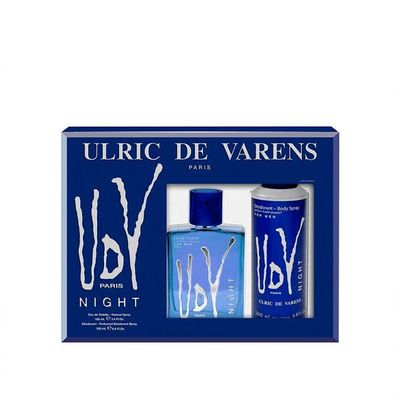 Kit Ulric De Varens Udv Night Masculino - Eau De Toilette 100ml + Desodorante 200ml