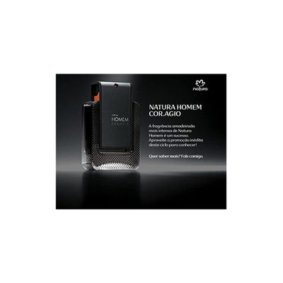 Natura Homem Cor.agio Eau De Parfum 100ml Para Masculino