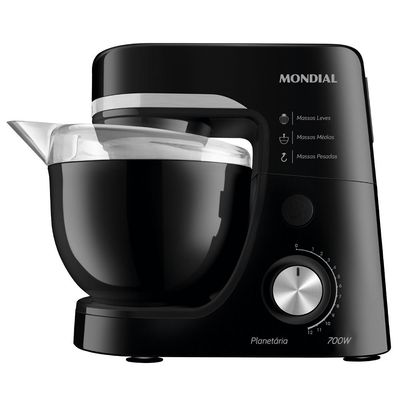 Batedeira Planetária Mondial BP03 Preta 127V 127V