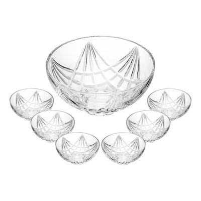 Conjunto 7 Peças Sobremesa Sun 1,8L Vidro Wolff Transparente