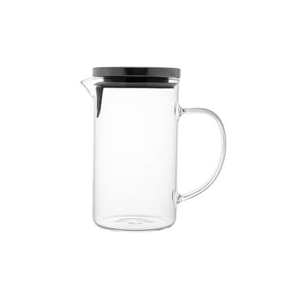 Jarra de Vidro 1L com Tampa Borossilicato Wolff Design Alta Resistência Térmica Transparente