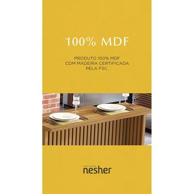 Painel de Ilha em MDF 15mm 200cm de largura Nature Nesher Nature