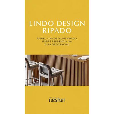 Painel de Ilha em MDF 15mm 200cm de largura Nature Nesher Nature