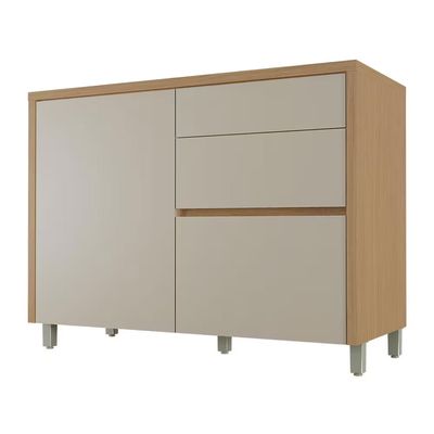 Balcão Condessa em MDF com 1 Porta e 3 Gavetas - 120cm de largura Nesher n/a