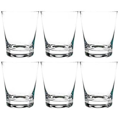 Conjunto de 6 Copos Baixos Sophia 340 ml Bohemia Transparente