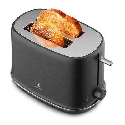 Torradeira Elétrica Electrolux Inox Preta Expert com 7 Níveis de Tostagem (TOP70) 127V
