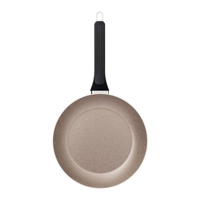 Frigideira Tramontina Milazzo Alumínio 24cm Com Revestimento Antiaderente Starflon Max Amêndoa