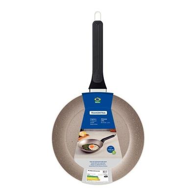 Frigideira Tramontina Milazzo Alumínio 24cm Com Revestimento Antiaderente Starflon Max Amêndoa