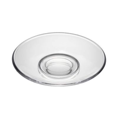 Conjunto 4 Xícaras de Café Bird 80ml com Pires Wolff Transparente