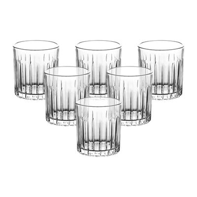 Jogo de Copos Baixos Soho em Cristal Ecológico L`Hermitage 310ml 6 peças Transparente