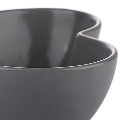 Bowl L Hermitage Lovely Coração Porcelana 580ml Cinza