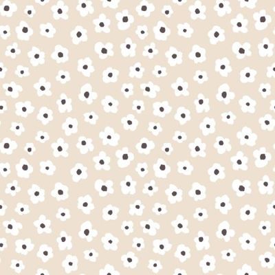 Papel de Parede MiniMe Floral Bege 17138