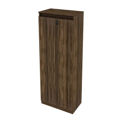 Armário Estante para Escritório com 2 Portas e Chave ME4151 Nogal Tecnomobili