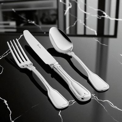 Faqueiro em aço inox Saint James Paris 101 Peças: Sofisticação e requinte para a sua mesa